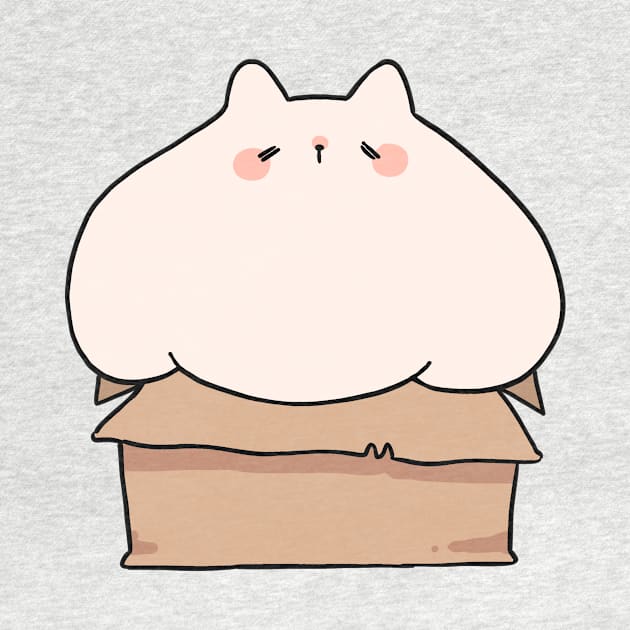 Chubby Cat in a Box by Bumcchi